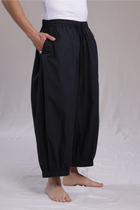 ALBI Sora Pants, oversized cotton poplin balloon trousers with a cuffed ankle