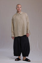 ALBI Sora Pants, oversized cotton poplin balloon trousers with a cuffed ankle