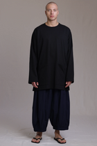 ALBI Sora Pants, oversized cotton poplin balloon trousers with a cuffed ankle