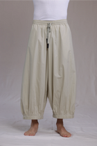 ALBI Sora Pants, oversized cotton poplin balloon trousers with a cuffed ankle