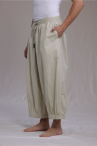 ALBI Sora Pants, oversized cotton poplin balloon trousers with a cuffed ankle