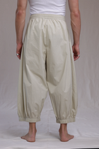 ALBI Sora Pants, oversized cotton poplin balloon trousers with a cuffed ankle